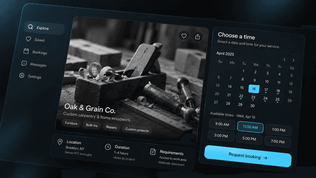 Multi-Step Booking Engine