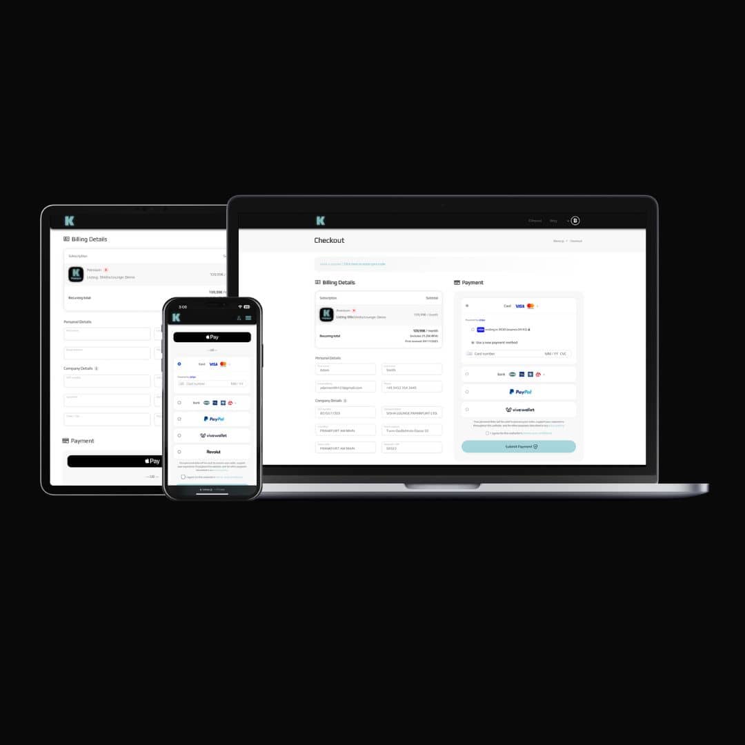 Marketplace checkout overhaul device mockup
