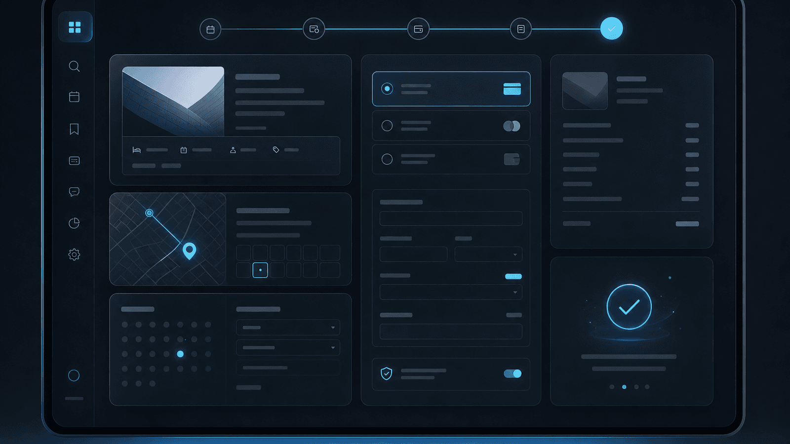Representative desktop checkout visual