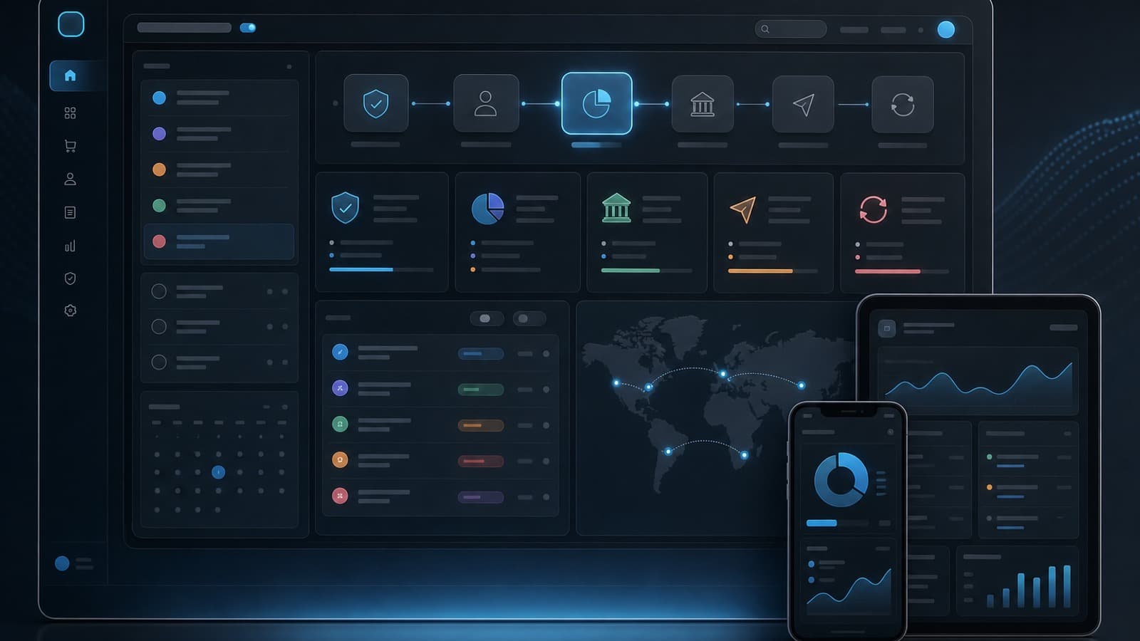 Payment orchestration dashboard concept