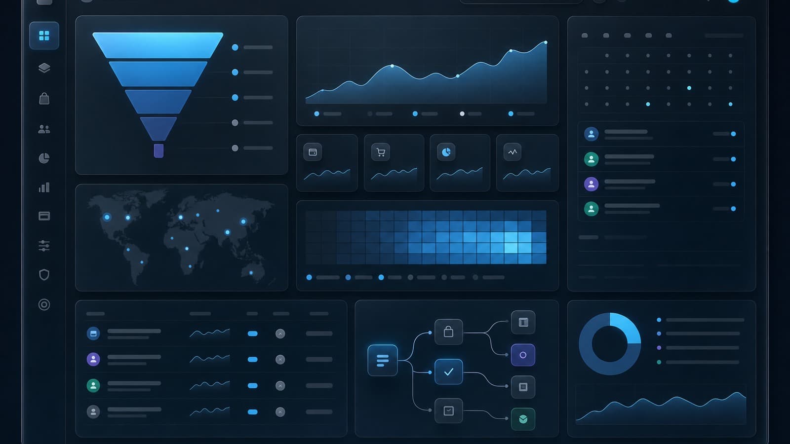 Representative directory operations analytics visual